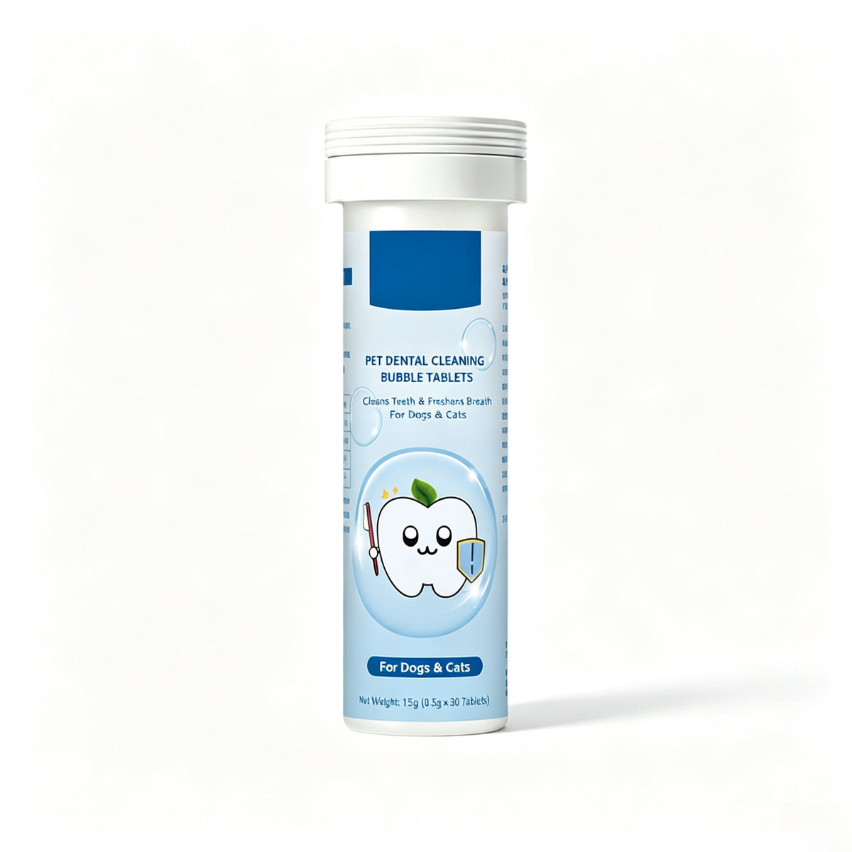 Water‑Addable Fizzing Tablets for Pet Daily Oral Care, for Dogs & Cats