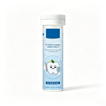 Water‑Addable Fizzing Tablets for Pet Daily Oral Care, for Dogs & Cats