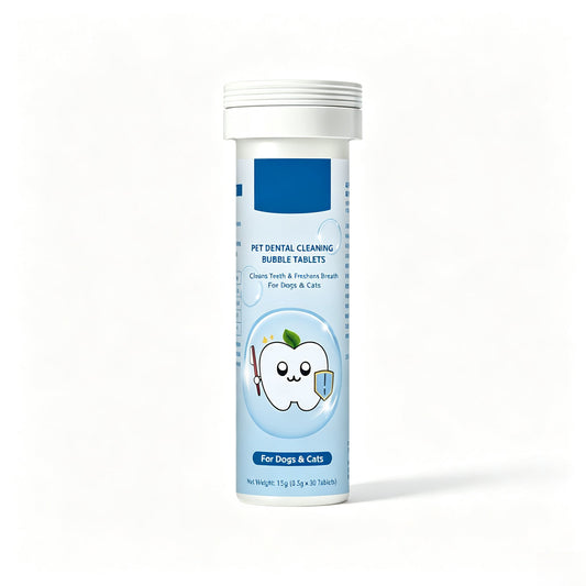 Water‑Addable Fizzing Tablets for Pet Daily Oral Care, for Dogs & Cats