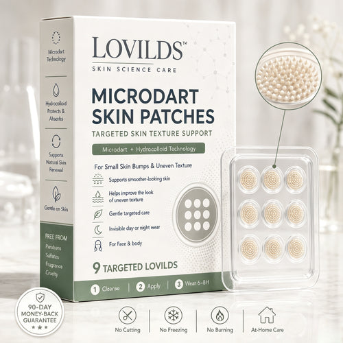 ✨LOVILDS®Microdart Acne Spot Patches,Gentle Cleansing Facial Patches for Soft,Smooth & Nourished Skin