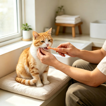 Pet Dental Cleaning Kit, Edible Safe Toothpaste & Soft Silicone Toothbrushes for Dogs and Cats