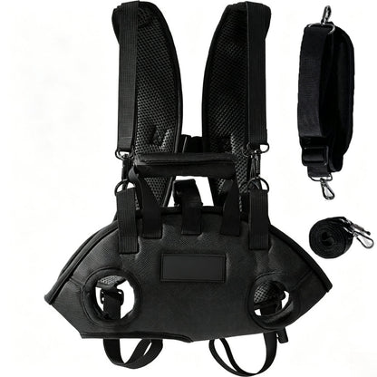 🐶Multi‑Way Pet Carrier Backpack for Small Dogs, Breathable Portable Travel Bag, Wearable as Backpack, Crossbody Sling or Hand‑held Tote